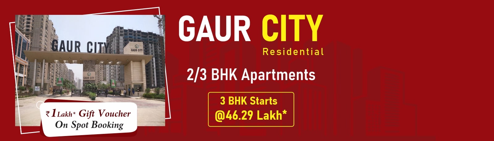 Gaur City banner